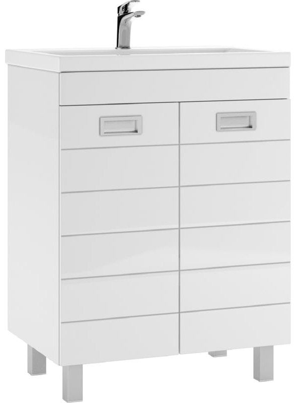 Комплект для ванной KABINKA.KZ Байтерек (тумба под раковину, зеркало, раковина) белый