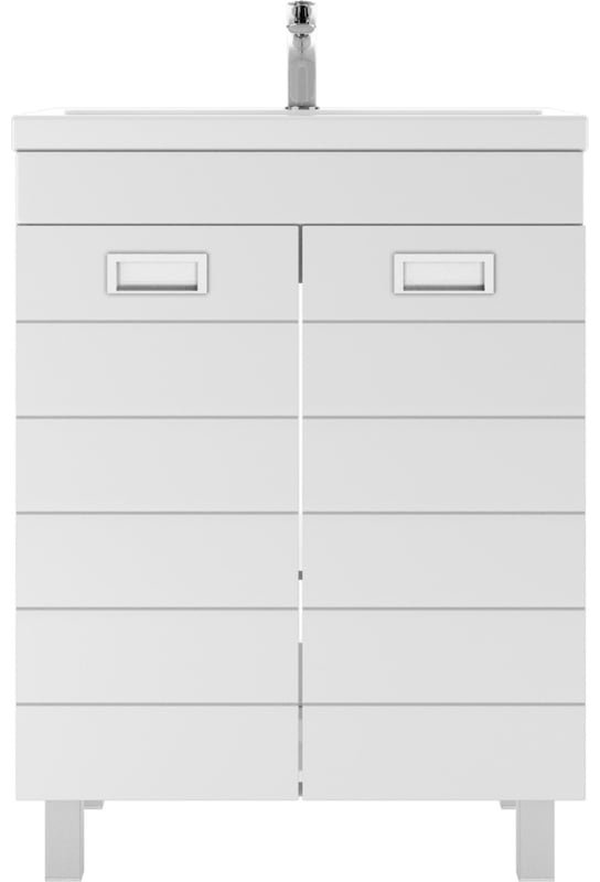 Комплект для ванной KABINKA.KZ Байтерек (тумба под раковину, зеркало, раковина) белый