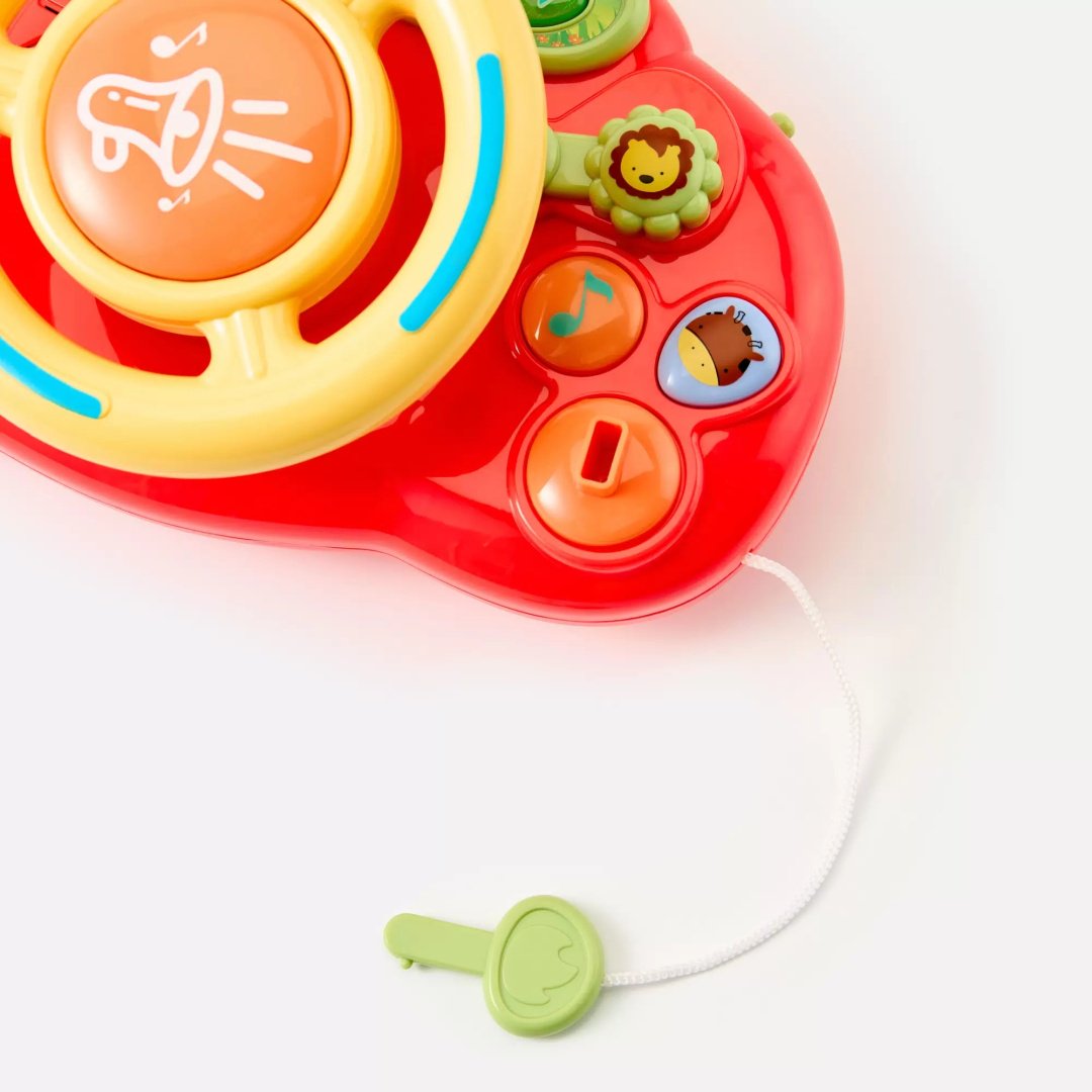 Интерактивная игрушка Toy Toy Музыкальный руль купить,0