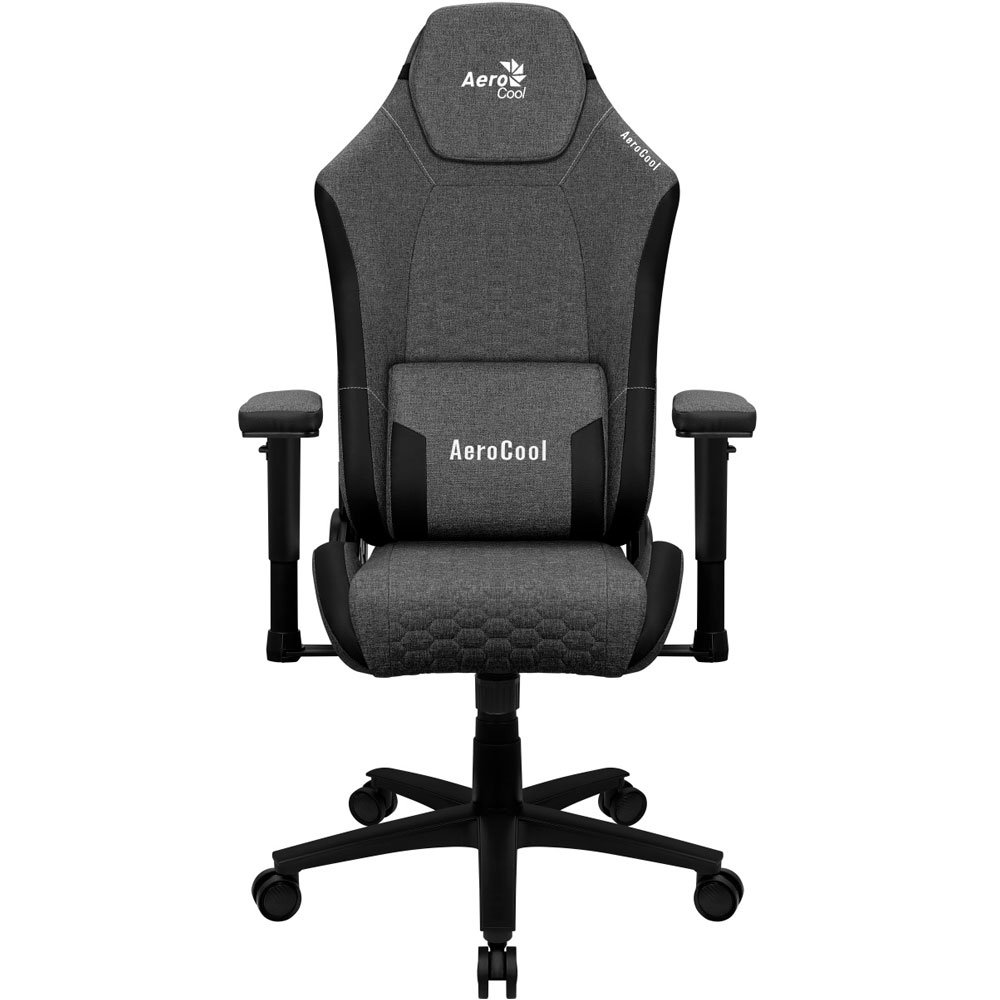 Игровое кресло Aerocool Crown Ash Black черное