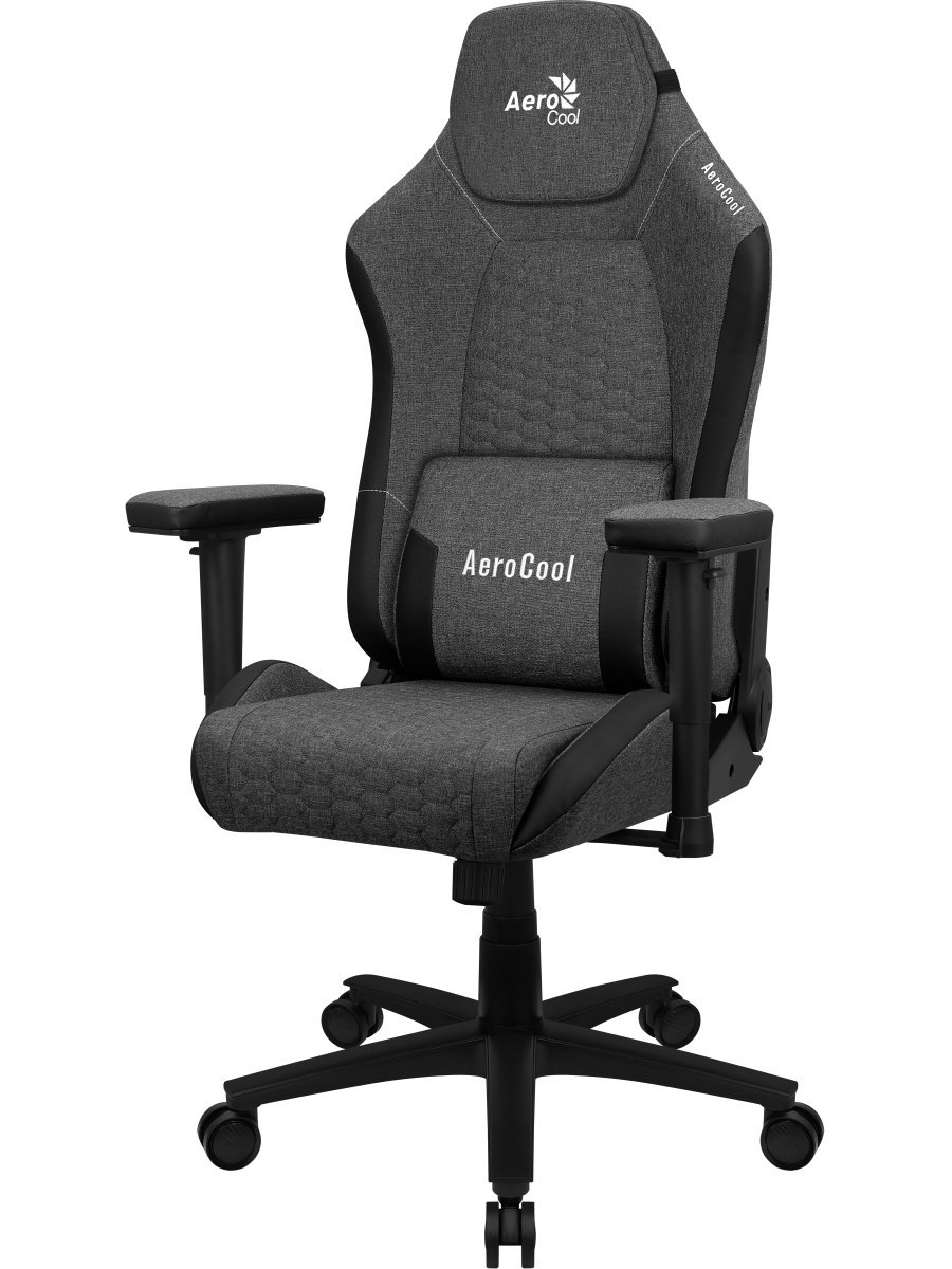 Игровое кресло Aerocool Crown Ash Black черное купить,NaN