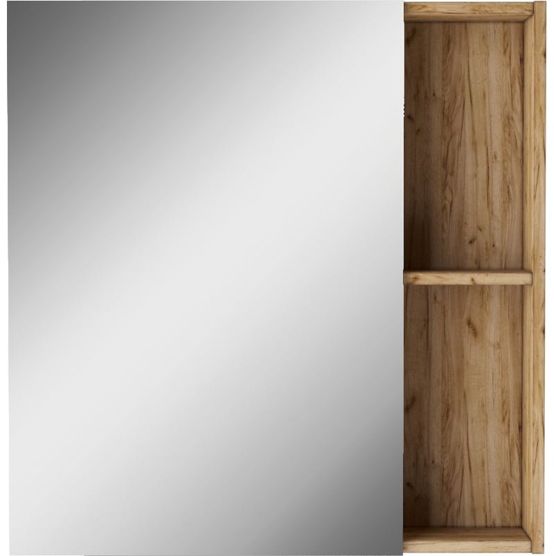 Комплект для ванной KABINKA.KZ Байтерек (шкаф-пенал, шкаф-навесной, тумба под раковину, раковина) коричневый, графит