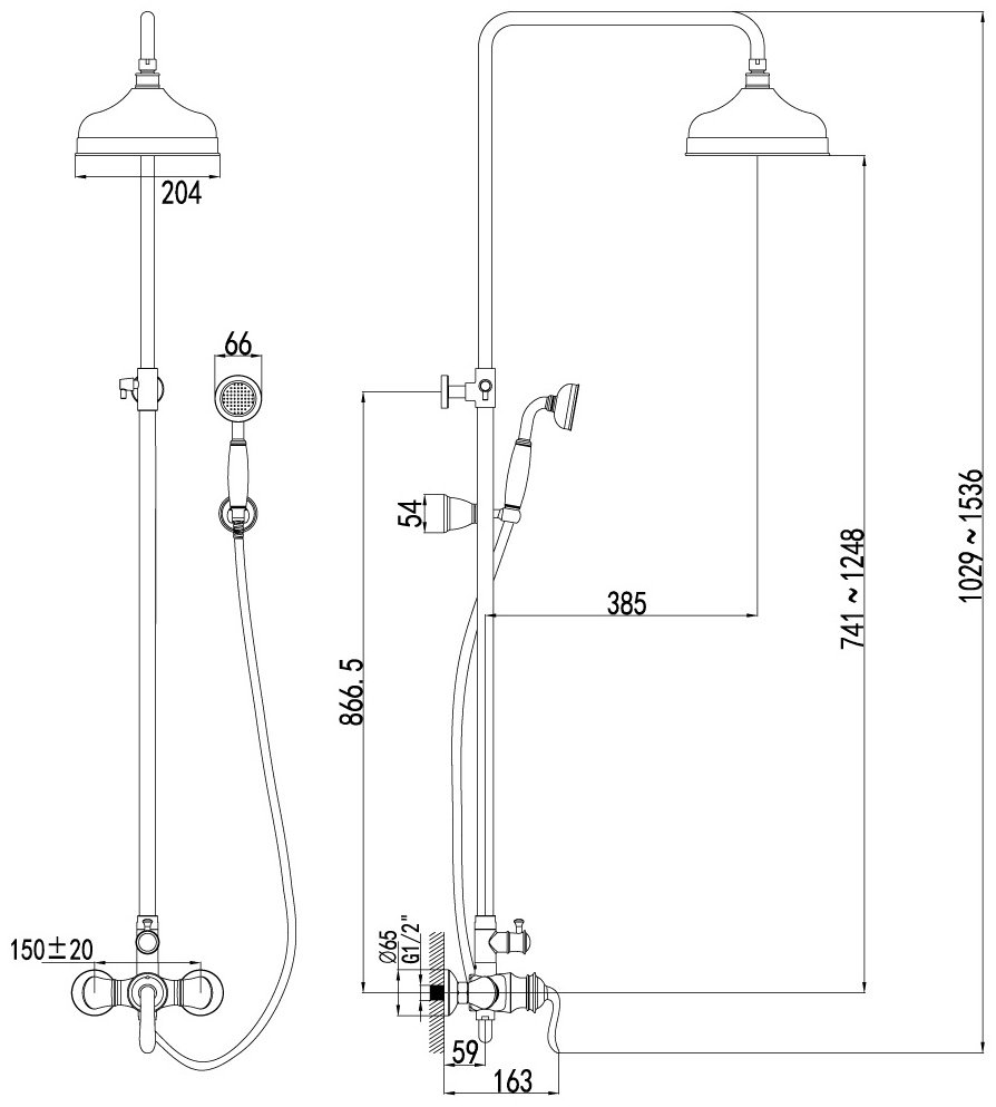 Lemark душевой набор (гарнитур) Brava LM4760G
