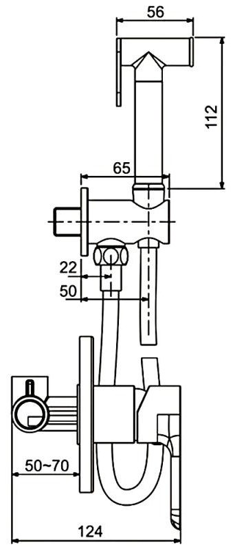 Gappo гигиенический душ G7248 купить,0