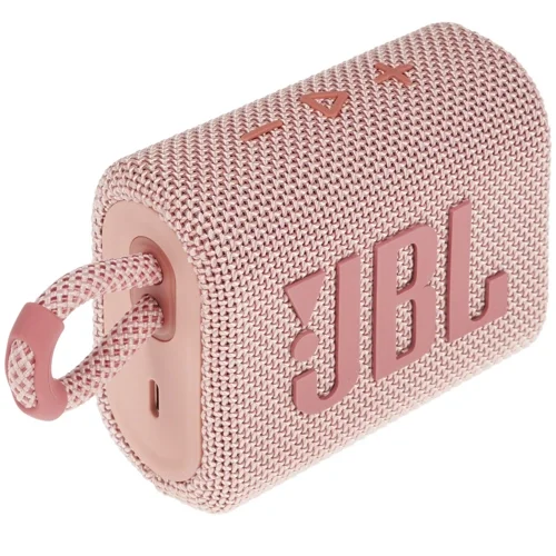 Портативная колонка JBL GO3 розовая