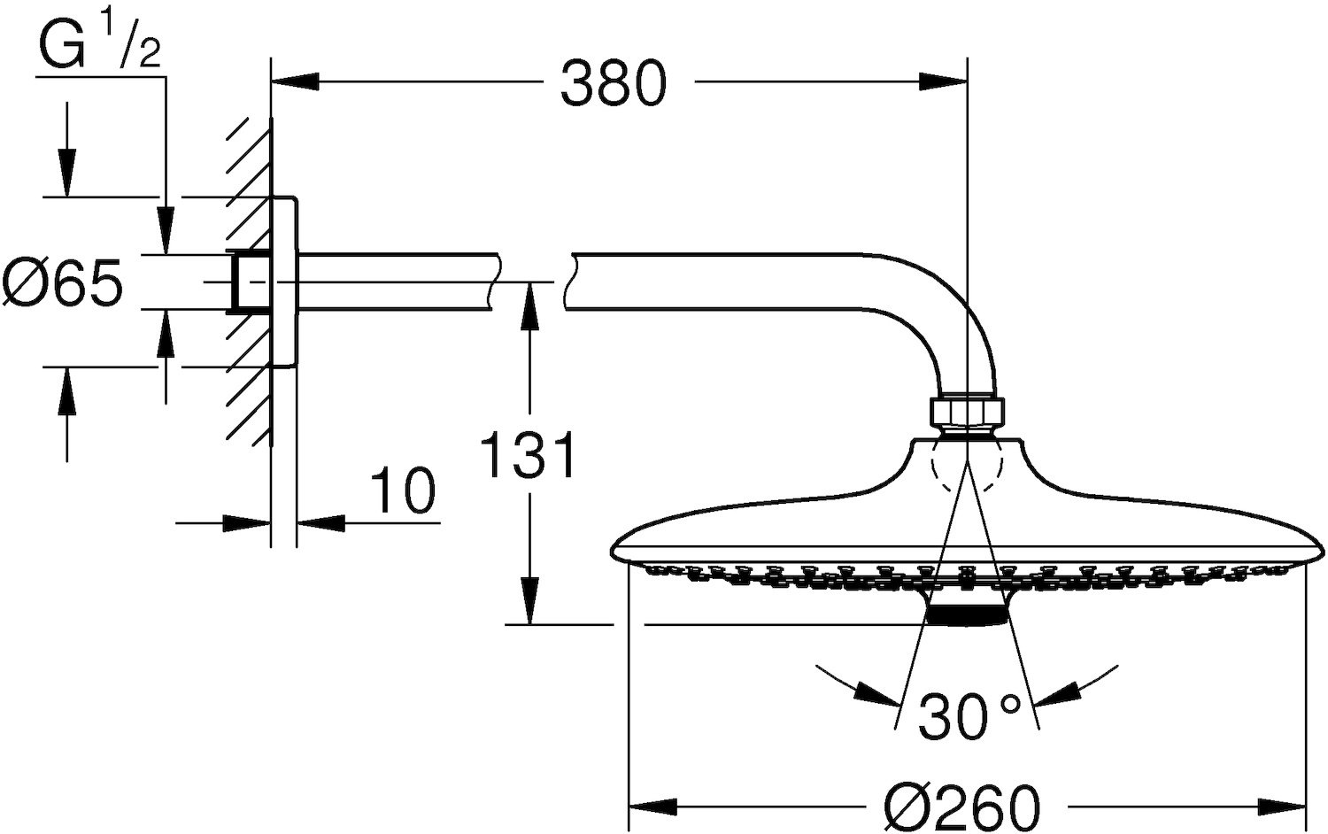 Grohe 26459000 Euphoria 260 купить,187174
