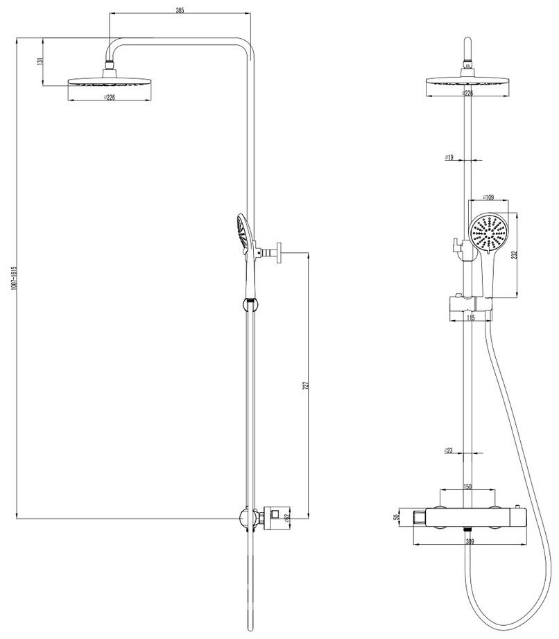 Lemark душевой набор (гарнитур) LM3770GM купить,0