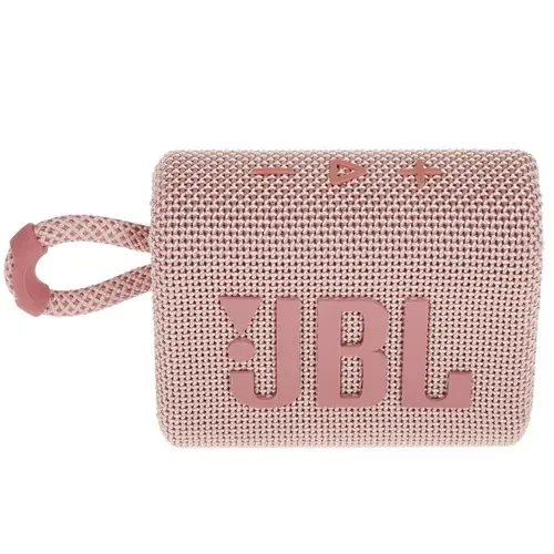 Портативная колонка JBL GO3 розовая