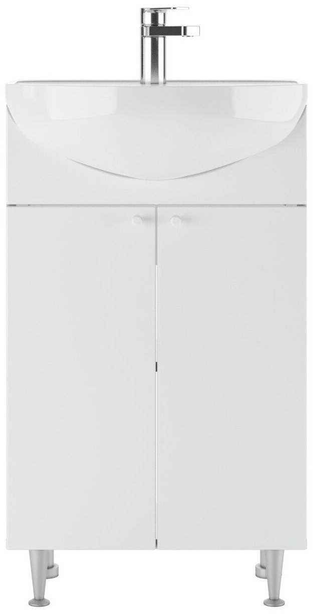 Комплект для ванной KABINKA.KZ Промо (шкаф, тумба под раковину, раковина) белый