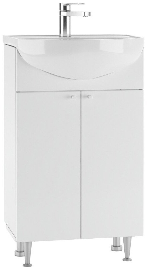 Комплект для ванной KABINKA.KZ Промо (шкаф, тумба под раковину, раковина) белый