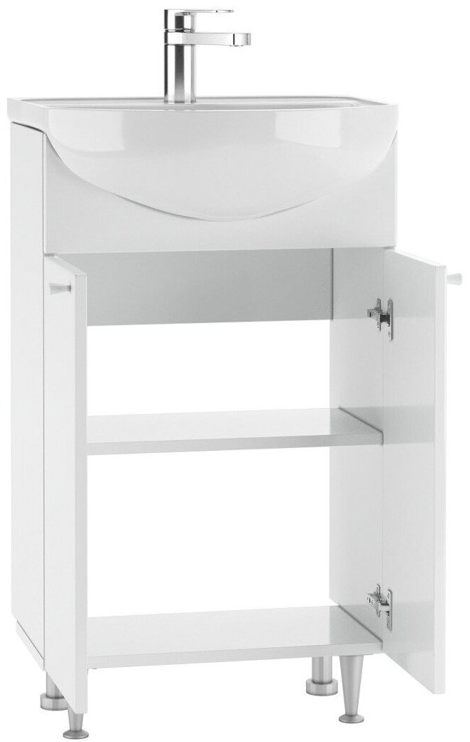 Комплект для ванной KABINKA.KZ Промо (шкаф, тумба под раковину, раковина) белый