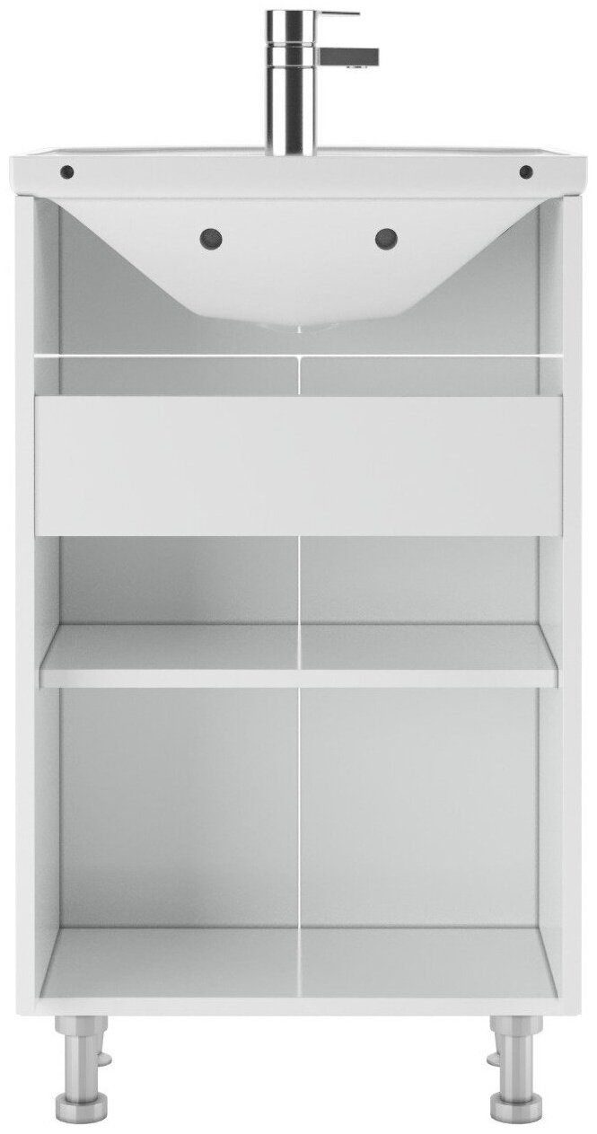 Комплект для ванной KABINKA.KZ Промо (шкаф, тумба под раковину, раковина) белый