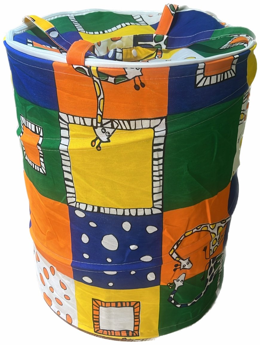 Корзина для игрушек 50x50x50 см, текстиль, полиэстер