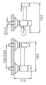 Frap гигиенический душ F7503-6 купить,NaN