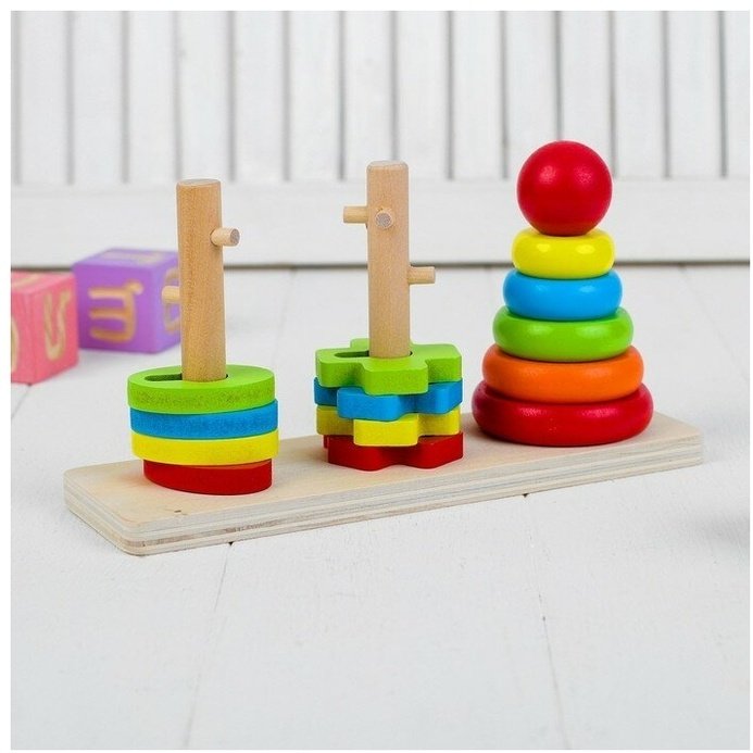 Wooden toys Сортер геометрик