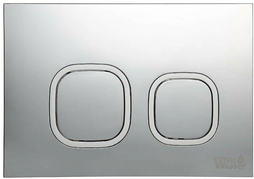 Weltwasser рамная инсталляция AMBERG 506 ST MT-CR Матовый хром кнопка.