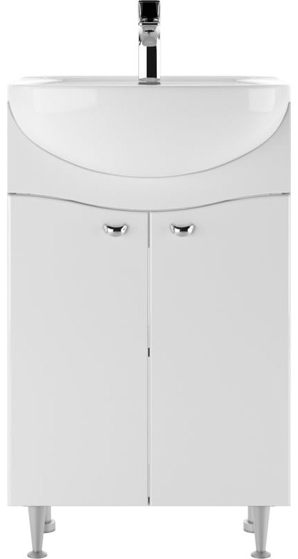 Комплект для ванной KABINKA.KZ Айсберг (шкаф, тумба под раковину, раковина) белый