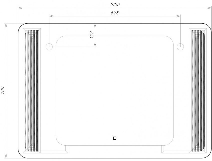 Комплект для ванной KABINKA.KZ Байтерек (тумба под раковину, зеркало, раковина) белый