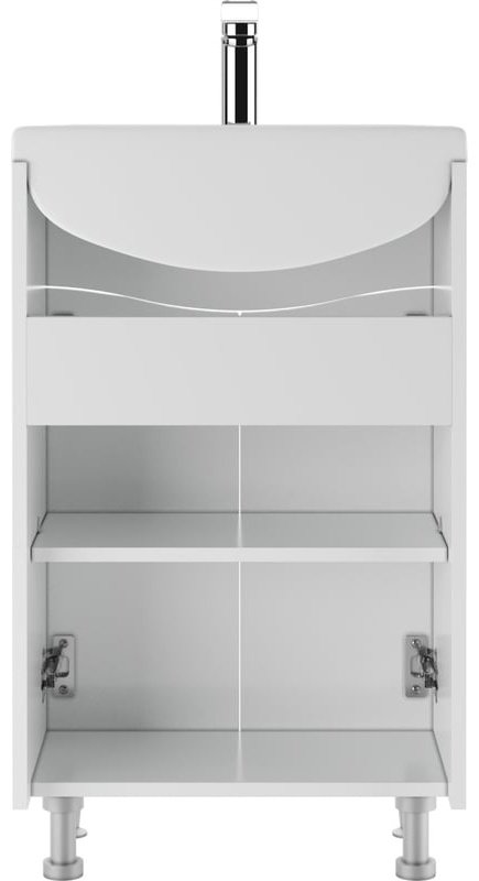 Комплект для ванной KABINKA.KZ Айсберг (шкаф, тумба под раковину, раковина) белый