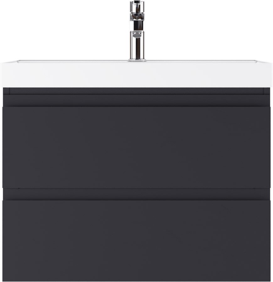 Комплект для ванной KABINKA.KZ Байтерек (тумба под раковину, зеркало, раковина) графит