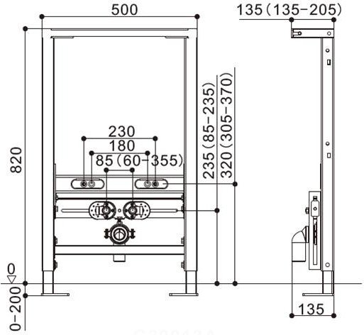 WeltWasser рамная инсталляция AMBERG 500 BD купить,135900