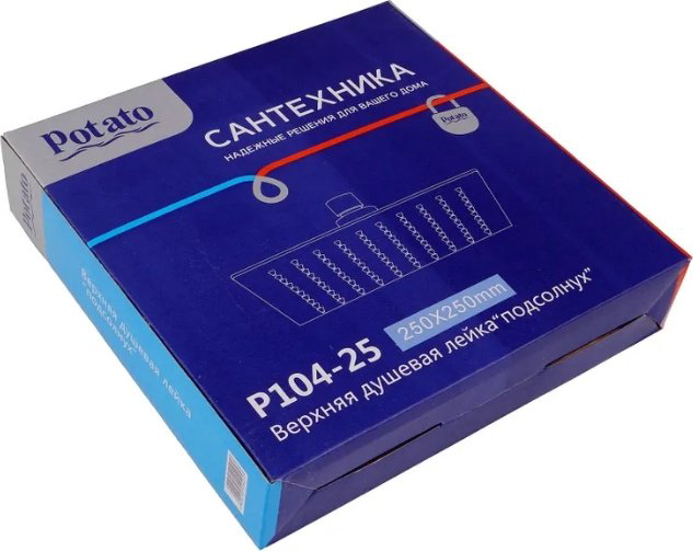 Potato верхний душ P104-25 купить,30223