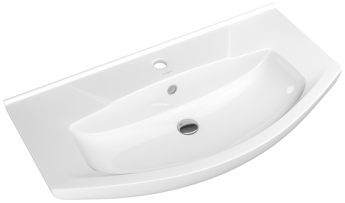 Комплект для ванной KABINKA.KZ Оптима (шкаф, шкаф-пенал, тумба под раковину, раковина) белый