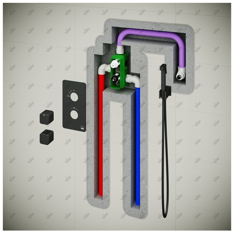 Timo гигиенический душ Petruma 5089/00SM
