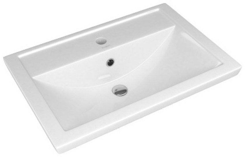 Комплект для ванной KABINKA.KZ Луара (тумба под раковину, зеркало, раковина) белый