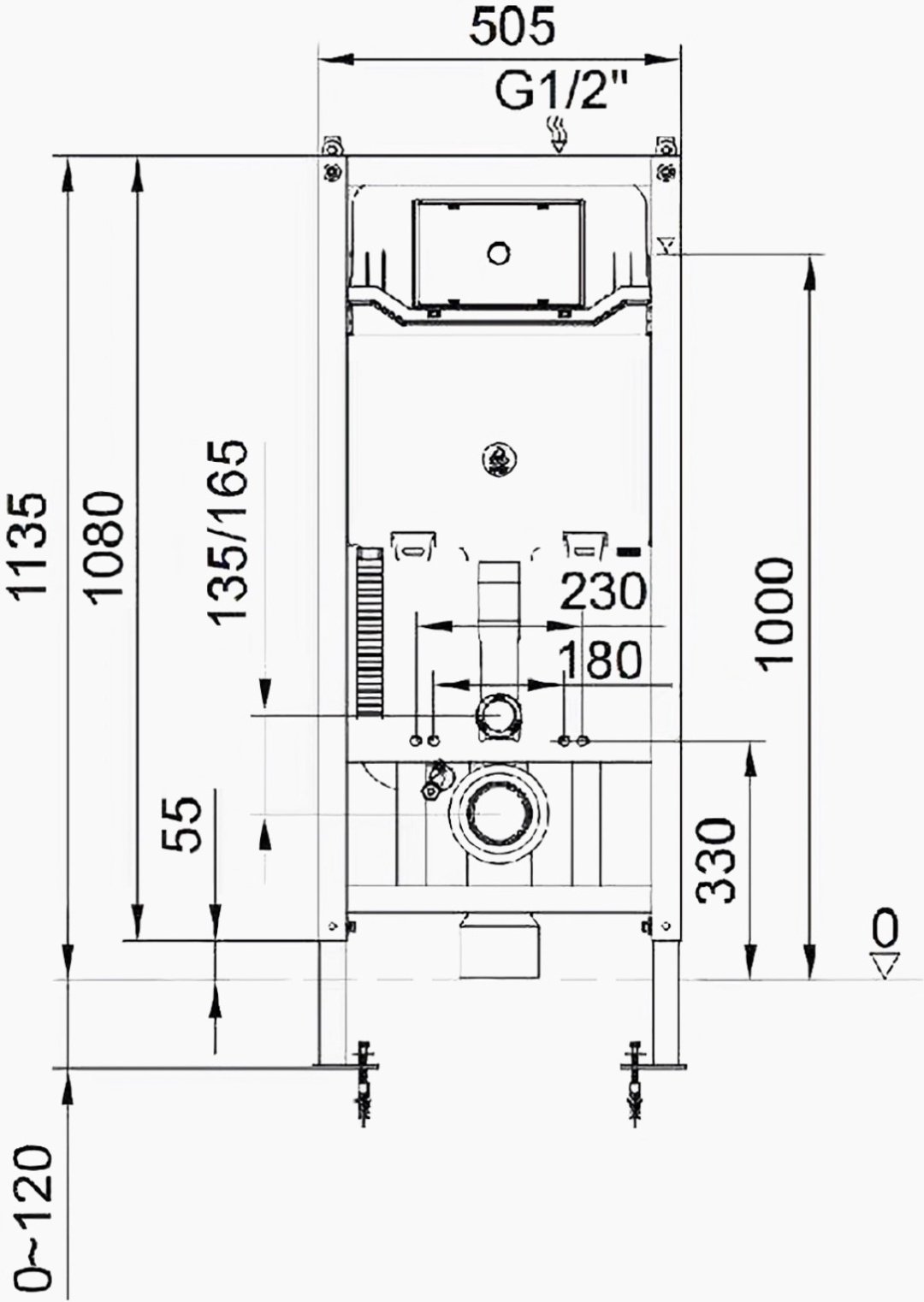 Comfort рамная инсталляция CF3GT1900-10BL купить,0