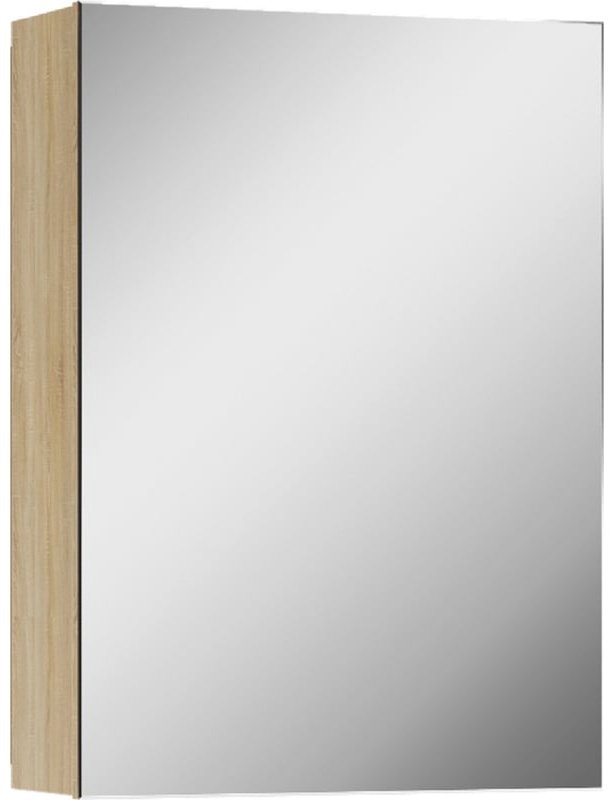 Комплект для ванной KABINKA.KZ Адай (шкаф, тумба под раковину, раковина) белый, коричневый