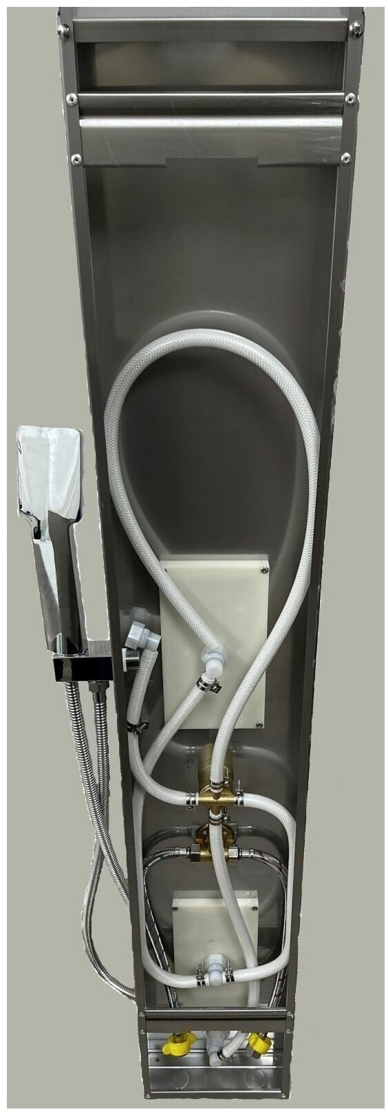 Potato душевая панель P3545-6, нержавеющая сталь