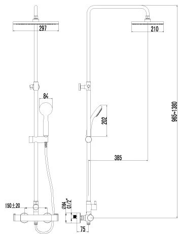 Lemark душевой набор (гарнитур) Yeti LM7860C