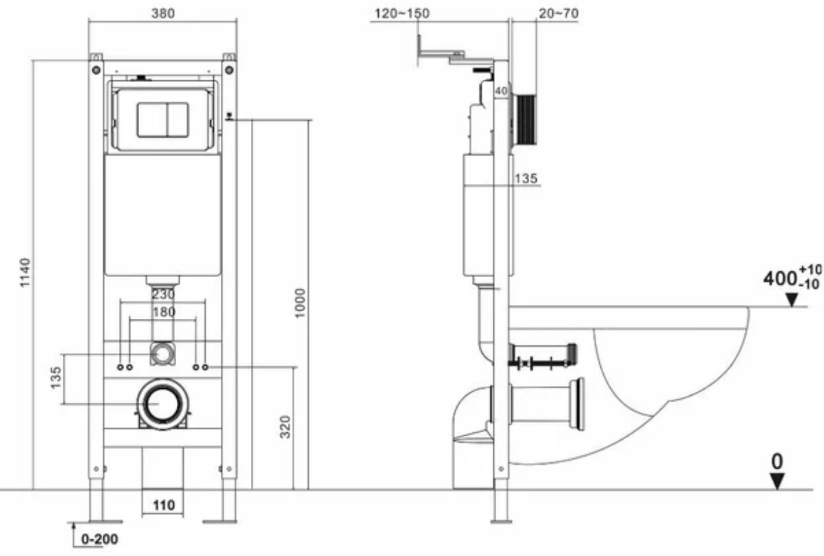 Grossman рамная инсталляция 900.K31.03.000