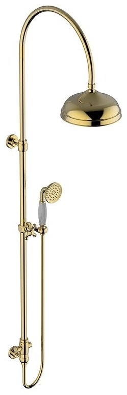 Teorema 15335GG-002 Душевая колонна (без смесителя) Teorema Dune душевой набор, бронза — купить в Алматы
