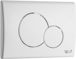 WeltWasser кнопка смыва MARBERG 507 RD GL-WT Круглая.