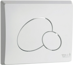 WeltWasser кнопка смыва MARBERG 410 RD GL-WT Круглая.