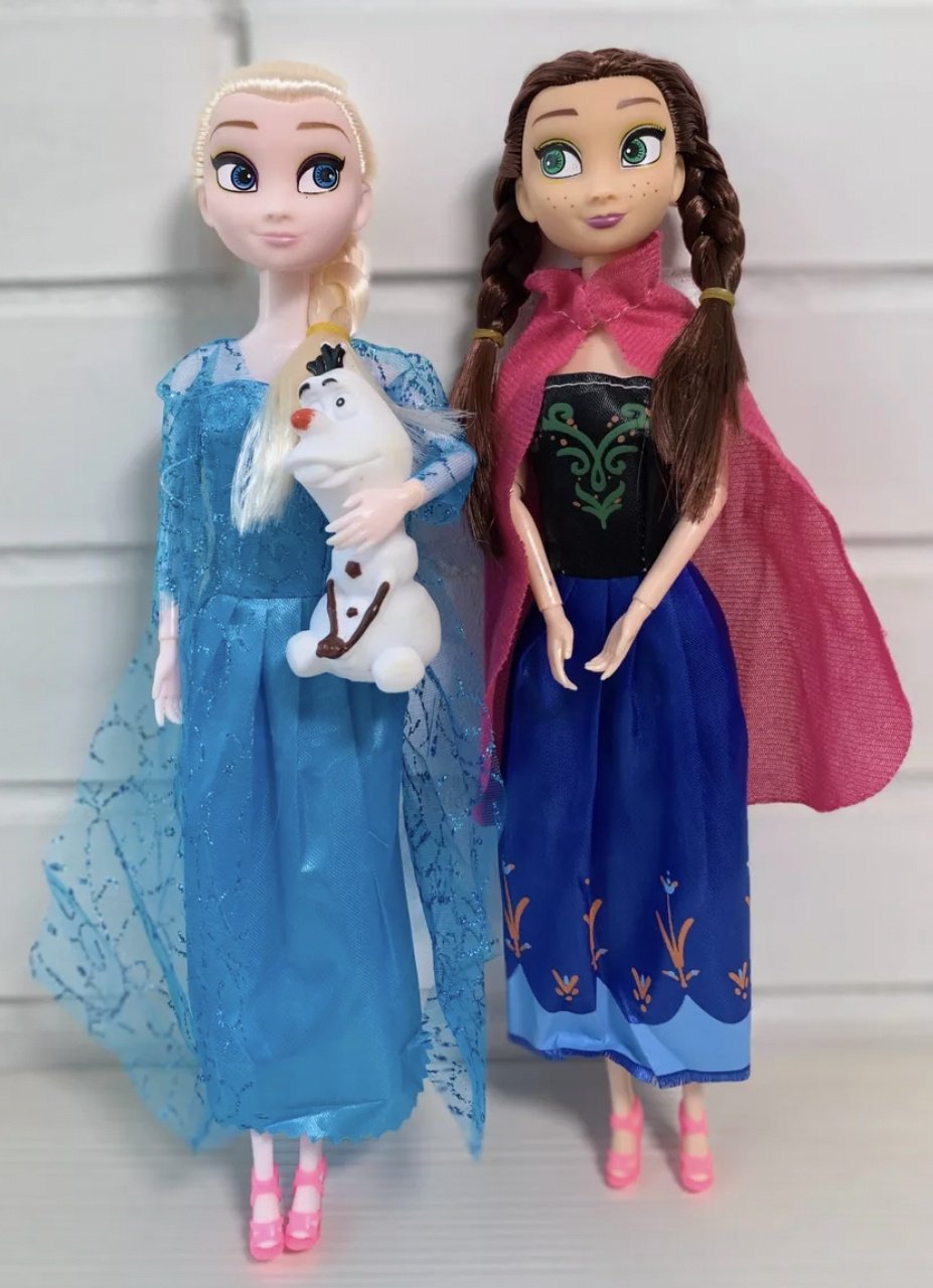 Кукла-модель Disney Frozen Анна и Эльза 40 см купить,0