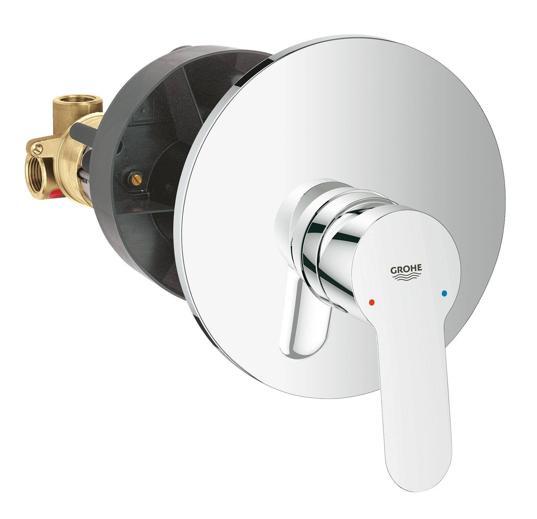 Внешняя и встраиваемая части смесителя для душа Grohe BauEdge 29078000