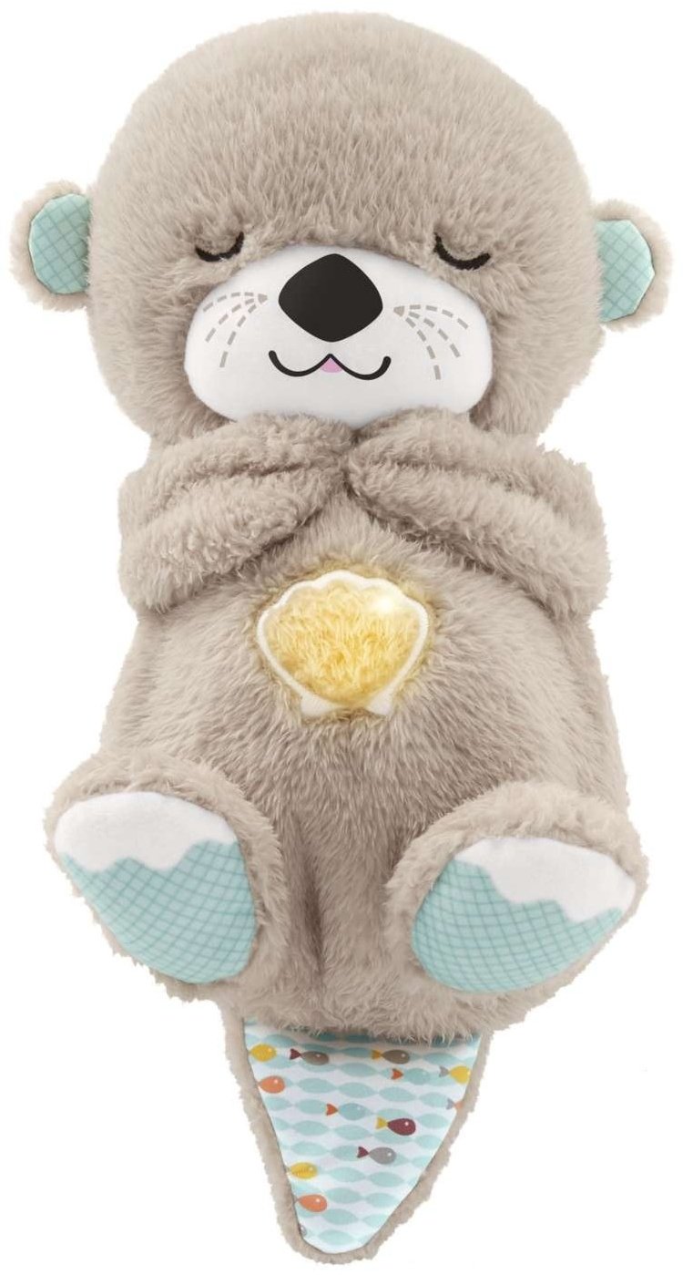 Мягкая игрушка Fisher-Price Выдра GHL41, высота 29 см, серый купить,0