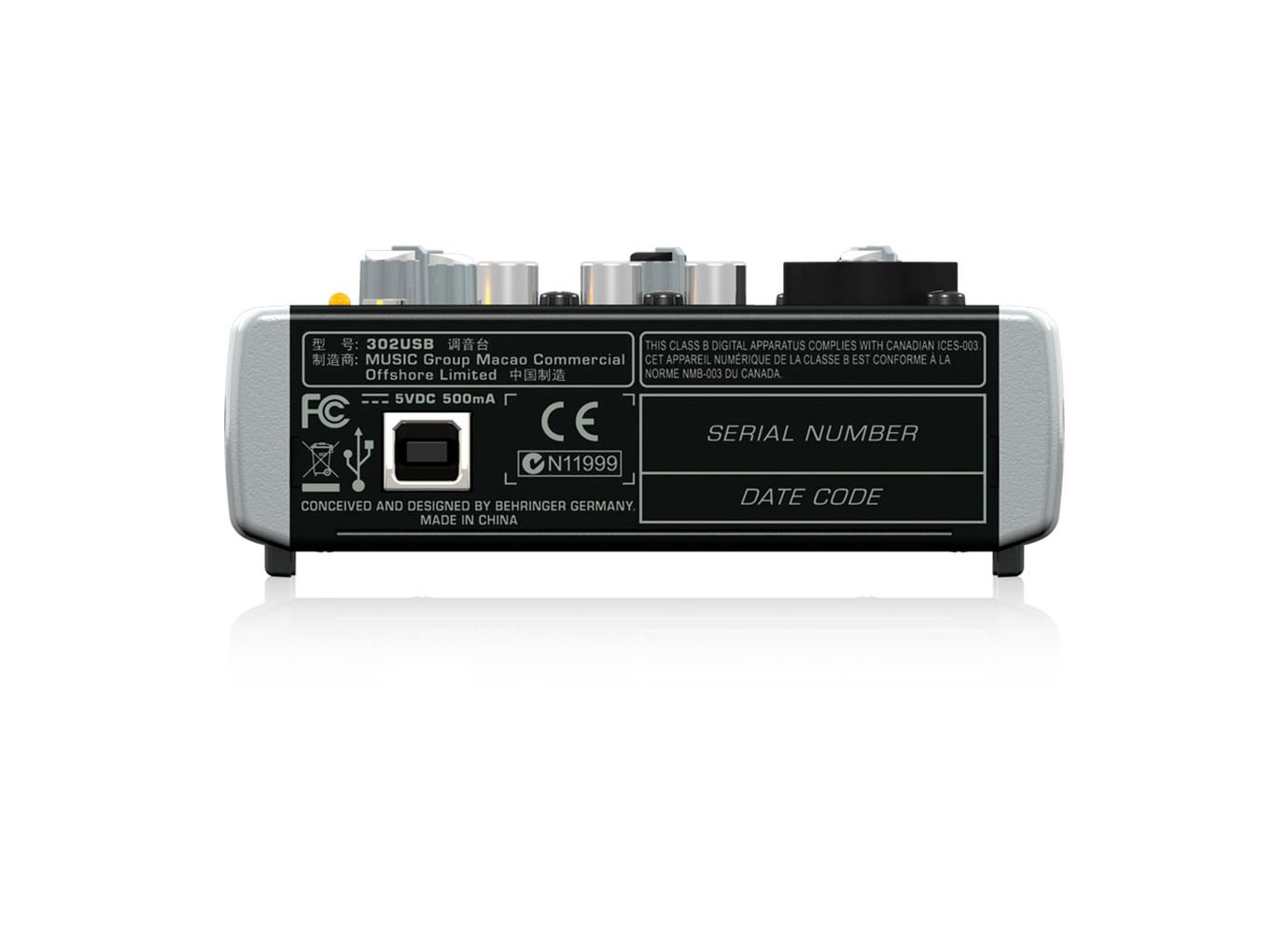 Микшерный пульт Behringer Xenyx 302USB черный купить,NaN