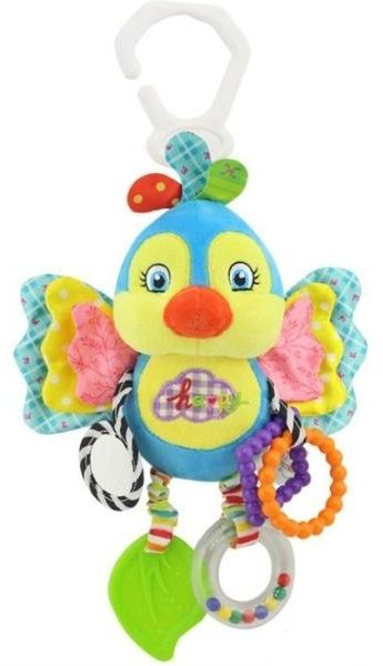 Игрушка-подвеска Happy monkey Птичка, 25 см