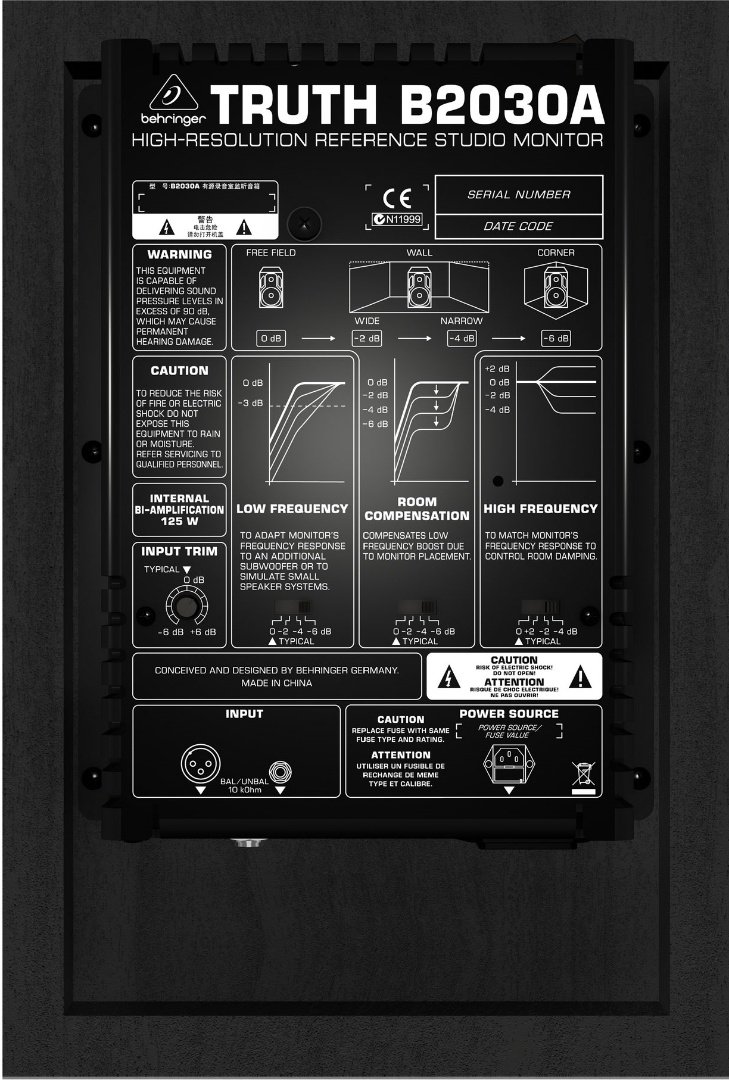 Акустическая система Behringer TRUTH B2030A черная - ForteMarket Акустическая система Behringer TRUTH B2030A черная купить,0