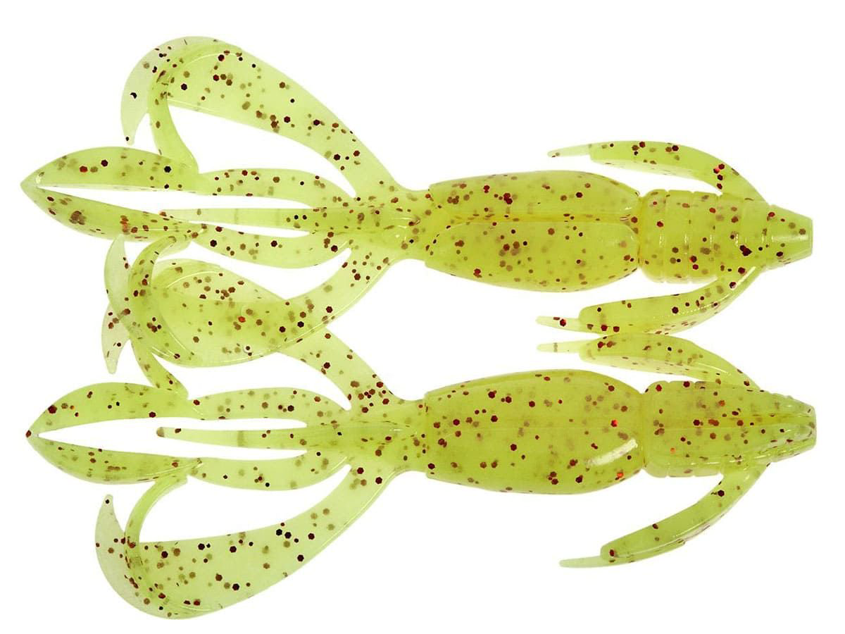 Силиконовая приманка Keitech Crazy Flapper 3.6" 01 Chartreuse Red Flake 7шт купить,NaN