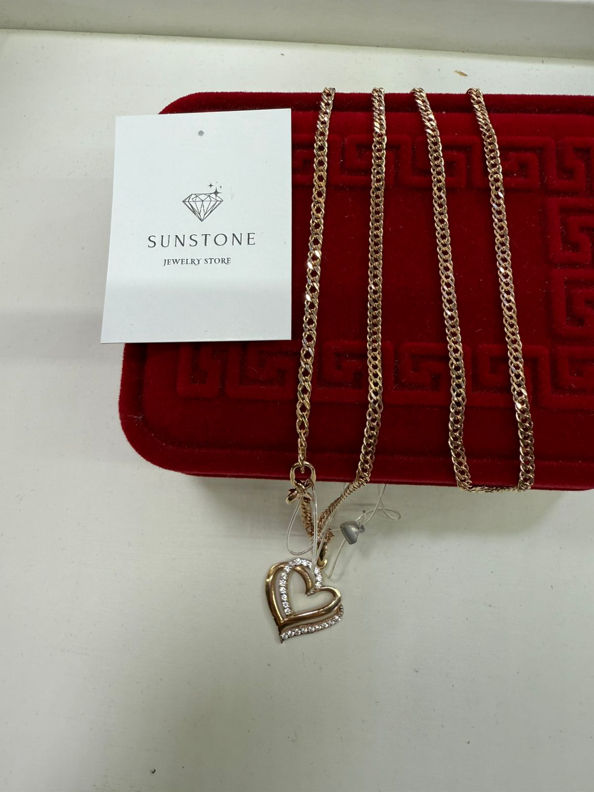 Комплект Sunstone S242 50см 3.8гр золото 585 купить,300000