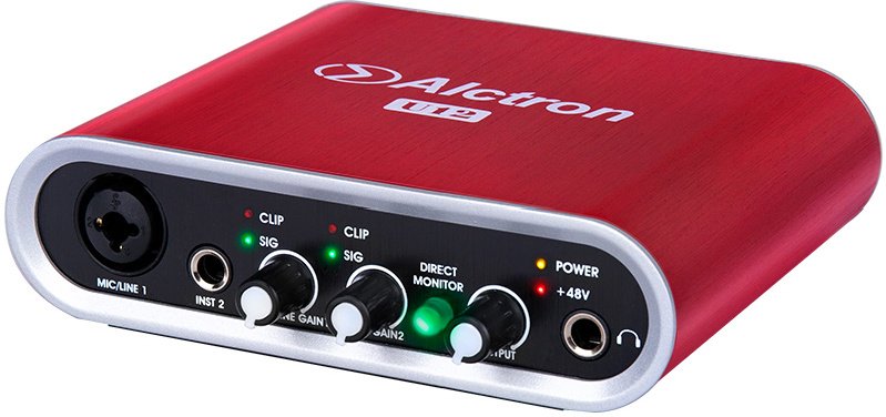 Звуковая карта Alctron U12 красная