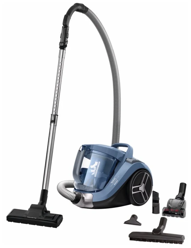 Пылесос Tefal TW4871EA голубой купить,NaN
