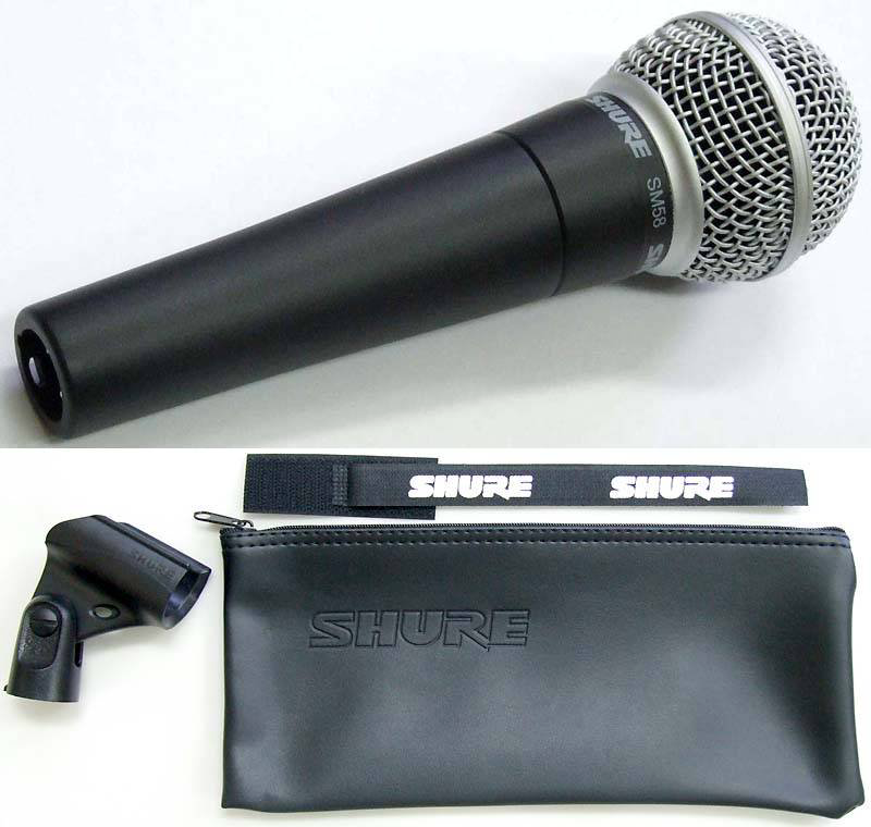 Микрофон вокальный микрофон SHURE SM58-LCE черный купить,89000