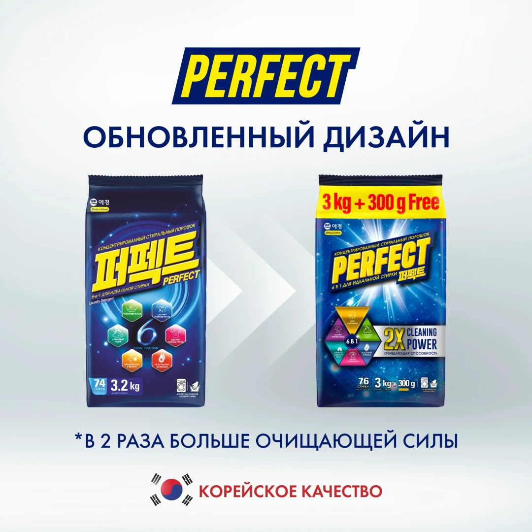 Стиральный порошок для белых и светлых тканей Perfect Solution  3.3 кг купить,NaN
