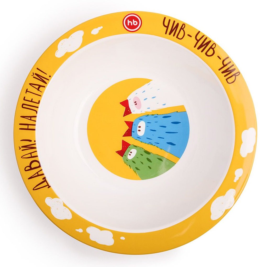 Тарелка Happy Baby Feebing bowl Птички  купить,NaN